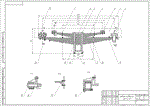Чертеж Задняя подвеска  ЗИЛ-4331