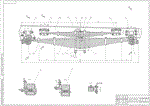 Чертеж Задняя подвеска автомобиля Камаз