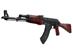 AK-47 | Красный глянец (Немного поношенное)