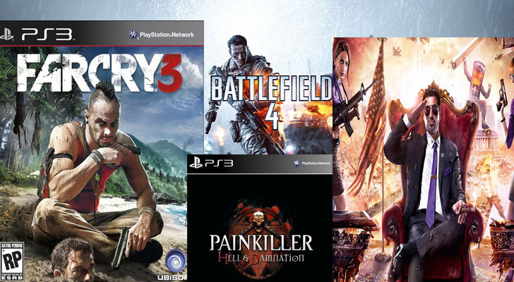 Battlefield 4, Far Cry 3, Saints Row IV для PS3 - PSN.