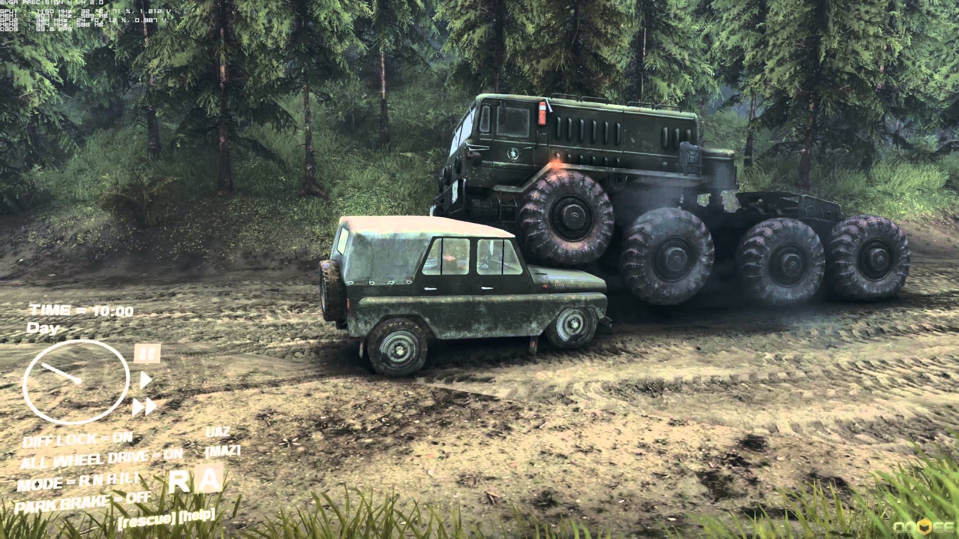 Симулятор внедорожников Spin Tires