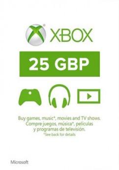 xBox Live! - UK - £25 фунтов
