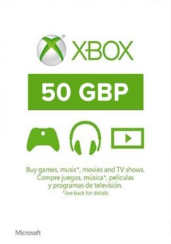 xBox Live! - UK - £50 фунтов
