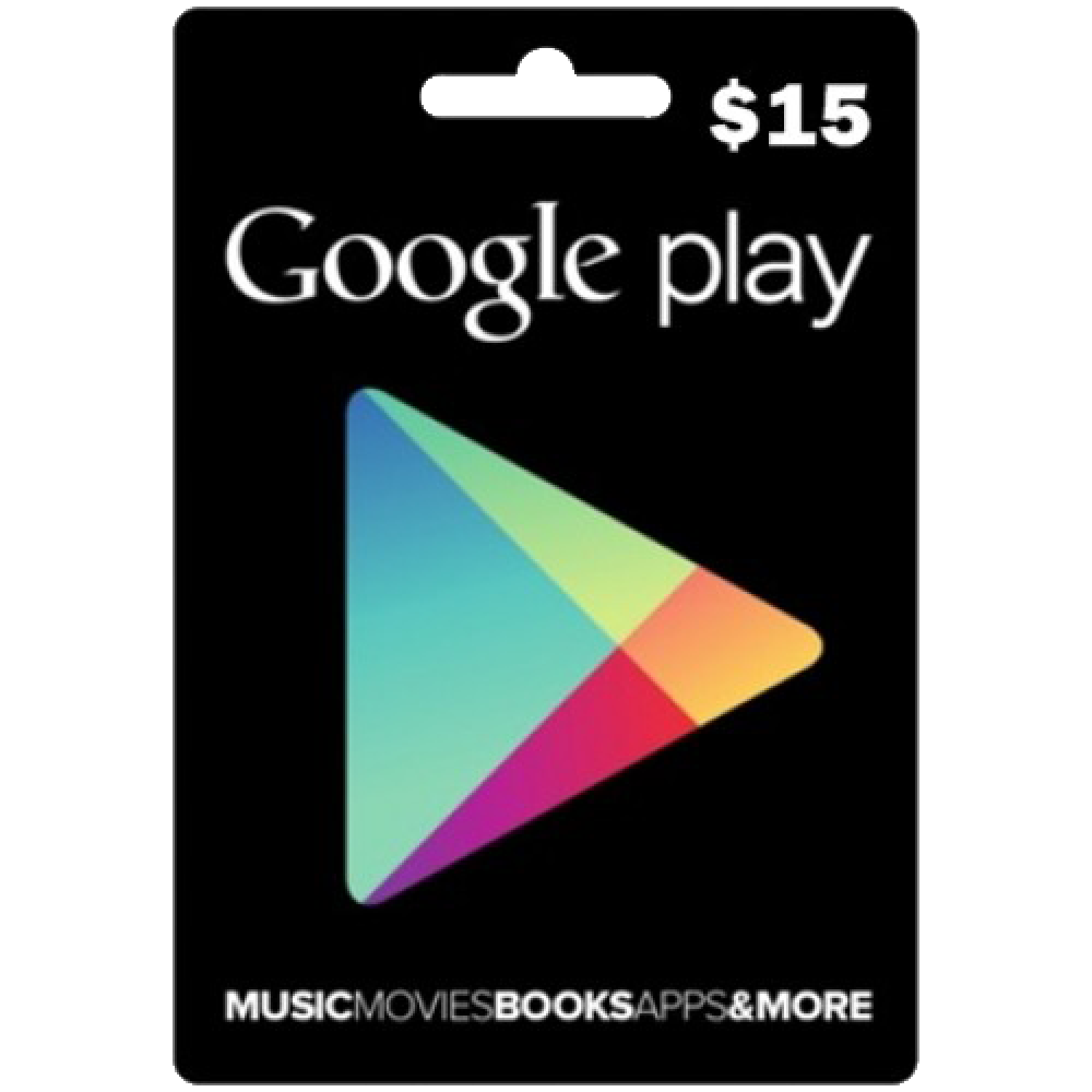 Buy 15 Google Play Gift Card SCAN (USA) and download