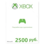 Xbox Live/Microsoft Store - карта оплаты 2500 рублей