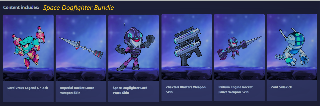 Купить ✅🔥key🔥✅brawlhalla✅🔥space dogfighter bundle🔥✅ Фотография ✅🔥key🔥✅brawlhalla✅🔥space dogfighter bundle🔥✅
