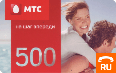 Карта оплаты мтс