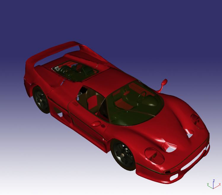 Cars in 3d: Acura_RSX, Aston martin DB9 and others