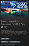 Rocket League Supersonic Fury DLC Pack (Steam Gift ROW)