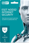 🇪 Антивирус ESET NOD32 Internet Security 1 ПК 1 ГОД