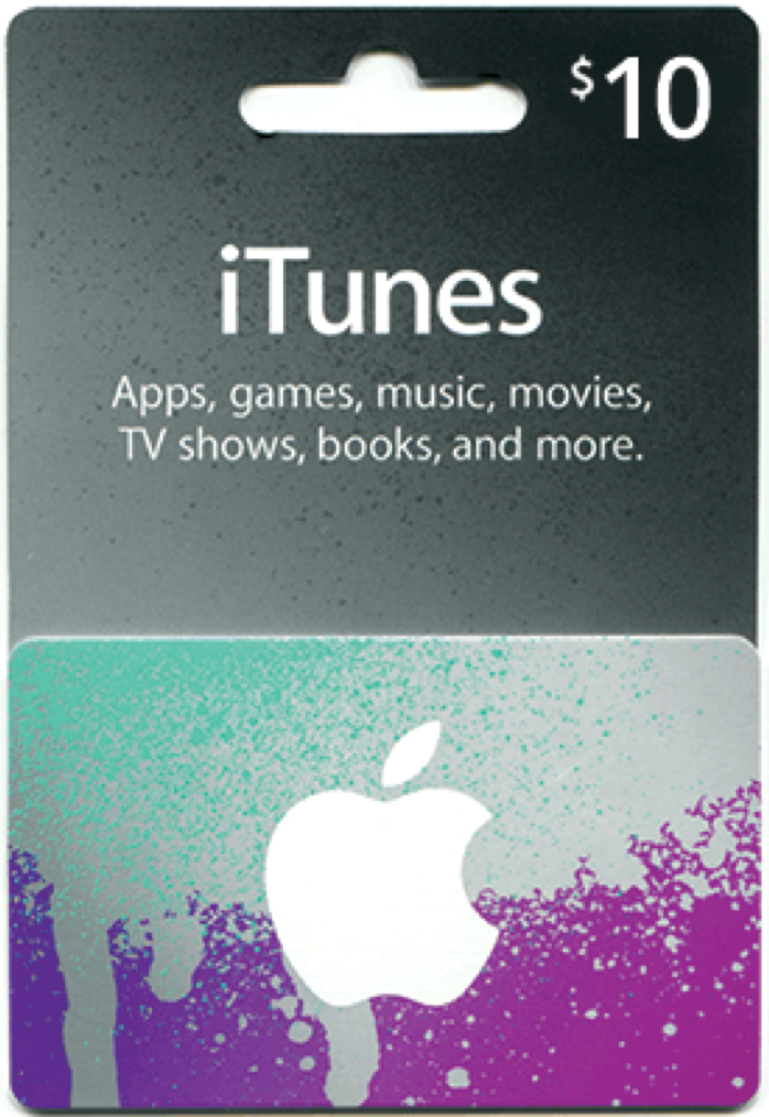 Подарочная карта apple itunes