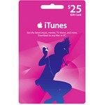 iTunes Gift Card(US) $25 Scans+Discount