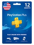 (PSN) Playstation Plus 12 Mount 365 Day (USA)✅Wholesale