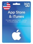 iTunes Gift Card $ 50 USD + SCAN (USA) ✅ Official
