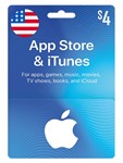 iTunes Gift Card $ 4 USD (USA) ✅ Official