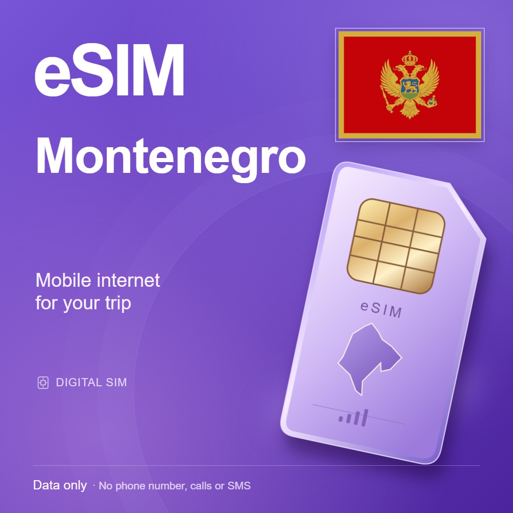eSIM Montenegro — mobile data for travel photo 1