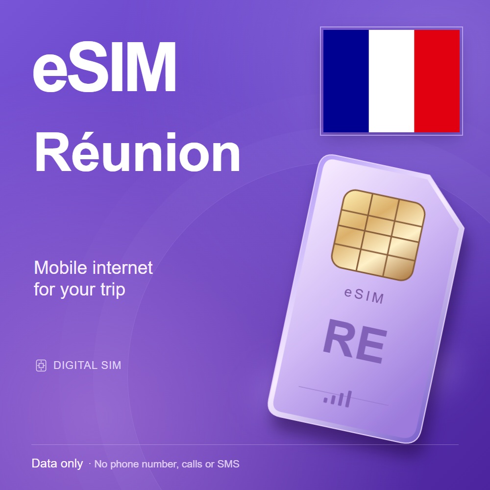 eSIM Réunion — mobile data for travel photo 1