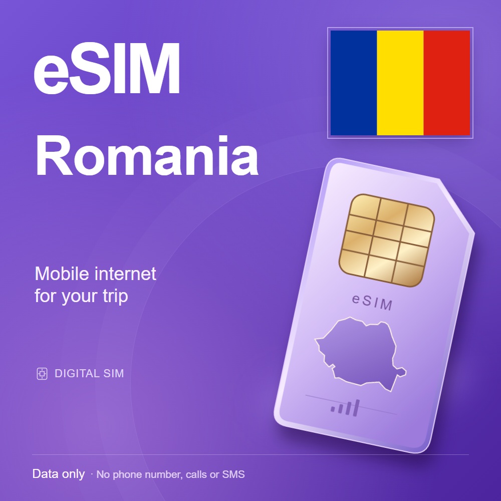 eSIM Romania — mobile data for travel photo 1