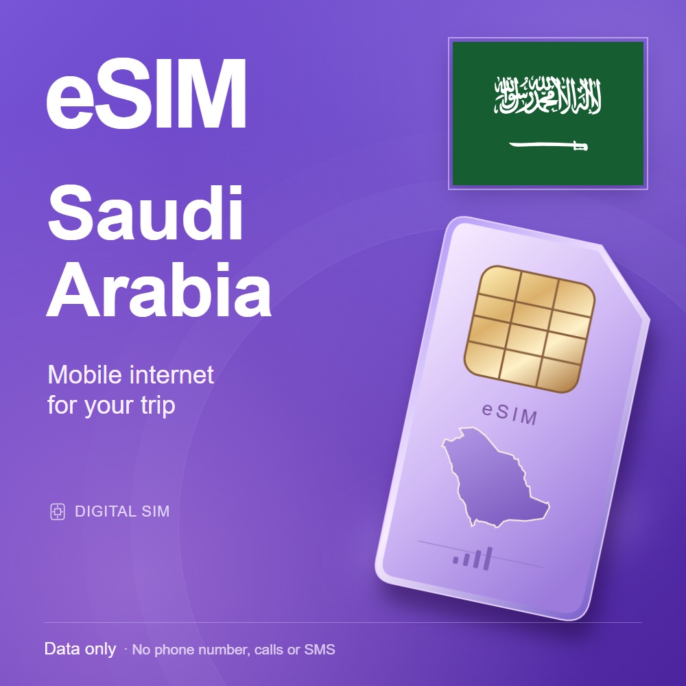 eSIM Saudi Arabia — mobile data for travel photo 1