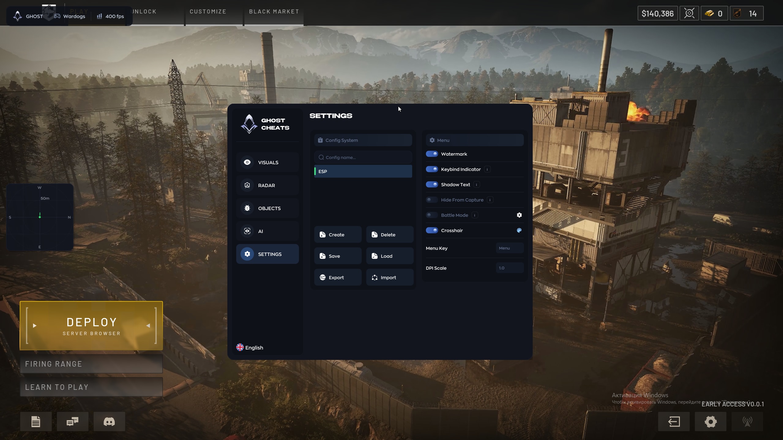 Ghost WARDOGS ESP — Players, Loot, Vehicles and Radar photo 6