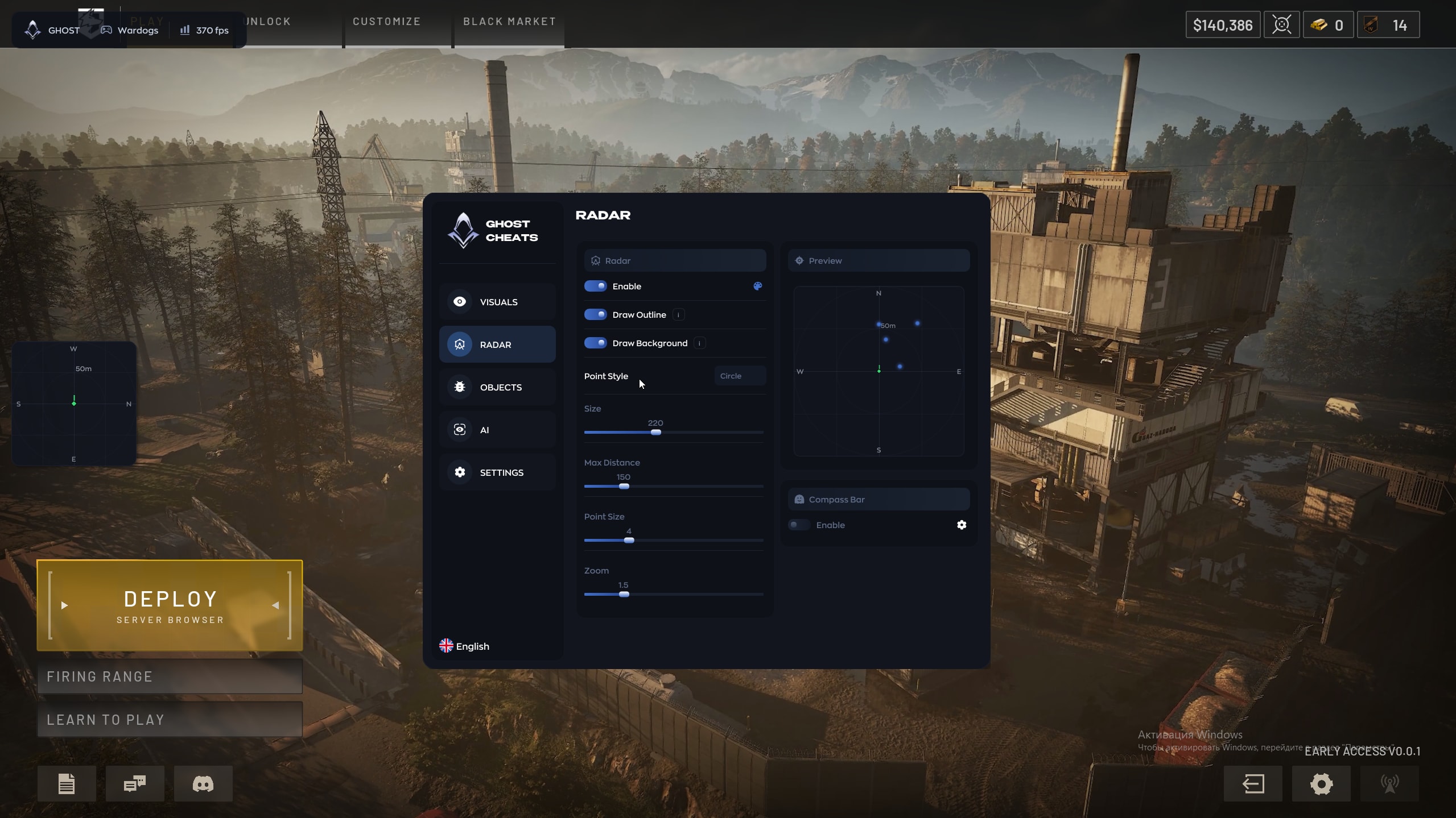 Ghost WARDOGS ESP — Players, Loot, Vehicles and Radar photo 4