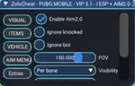 рабочий чит ZOLO для игры PUBG Mobile Android non root