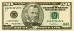 Scanned images of American dollars