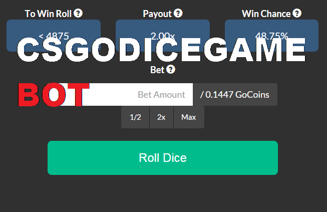 Бот для сайта CSGODICEGAME.COM Ver.1