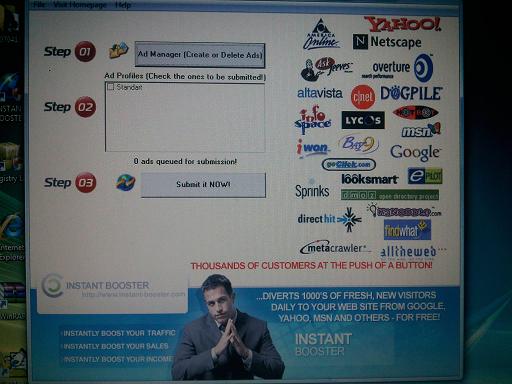 iNSTANT BOOSTER - регистрация в поисковиках и каталогах