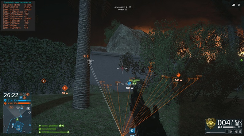 Battlefield Hardline Чит