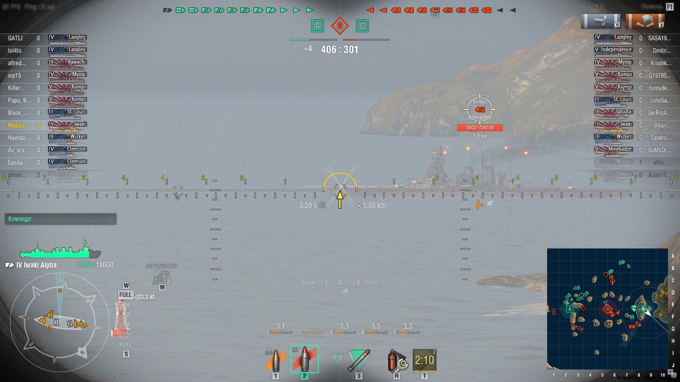 Точка упреждения для World of Warships [0.5.2.1]