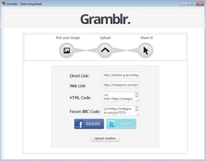 Программа для Instagram - gramblr v2.2.5