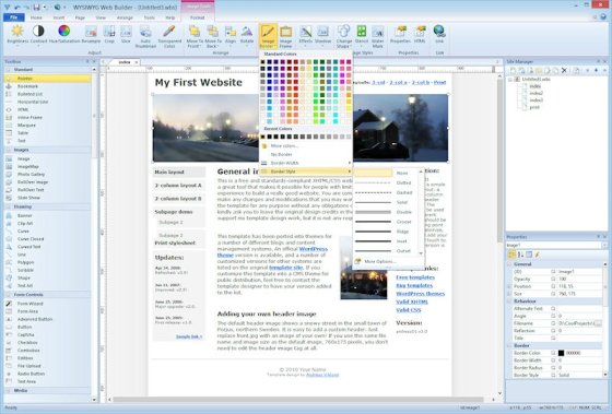 Создание веб-страниц - WYSIWYG Web Builder v10.4.4