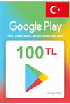 Google Play 100 TL  Gift Card  - (Turkey 🇹🇷)