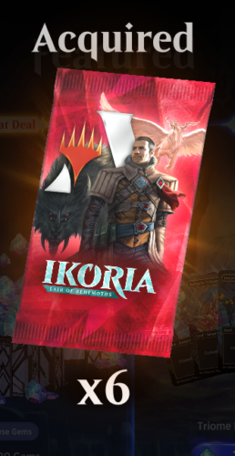 Купить MTG Arena: 6 бустеров сета Икория: Логово исполинов по низкой
                                                     цене