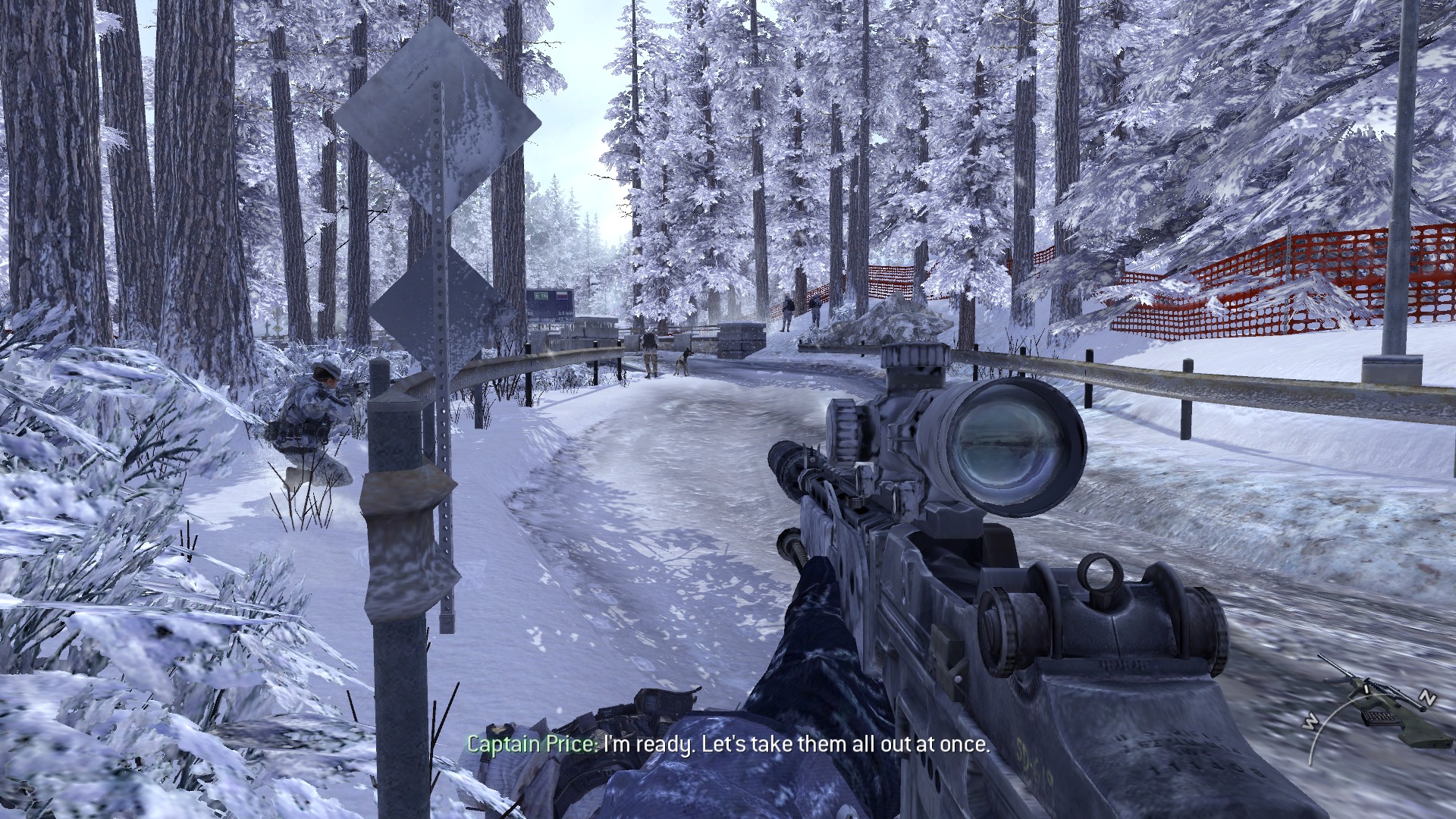 Игры про калов дьюти. Modern Warfare 2. Call of Duty: Modern Warfare 2 (2009). Call of Duty зимняя миссия. Call of Duty 2 миссия зимой.