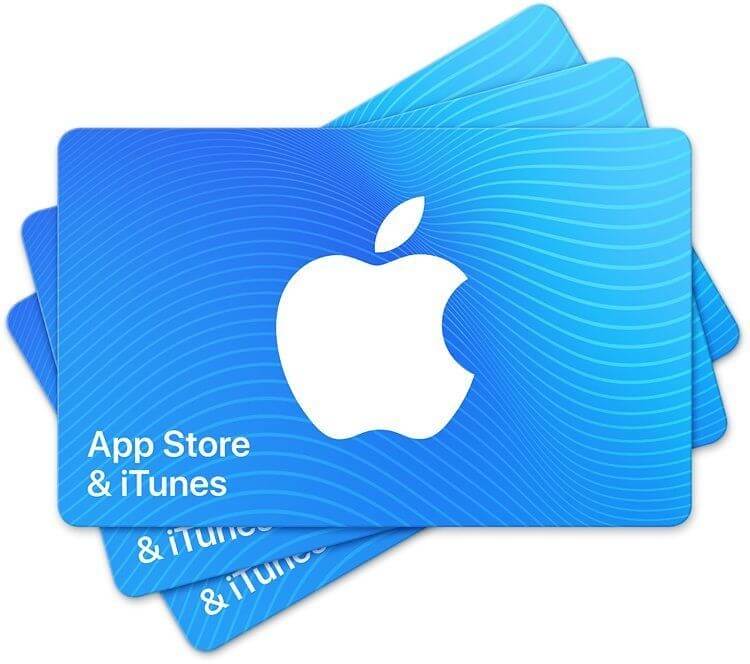  App Store/iTunes top-up card 3000 rubles