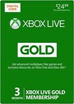 Xbox Live 3 Month Gold Membership $24.99 + DISCOUNTS - irongamers.ru
