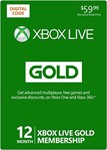 Xbox Live 12 Month Gold Membership $59.99 + DISCOUNTS