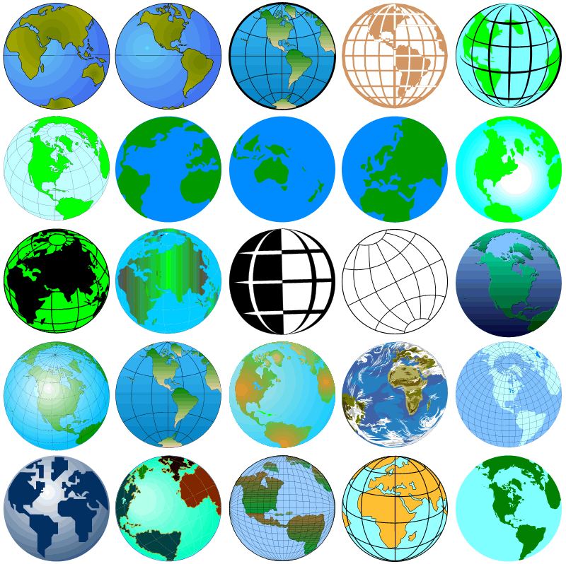 Глобус картинка в векторе