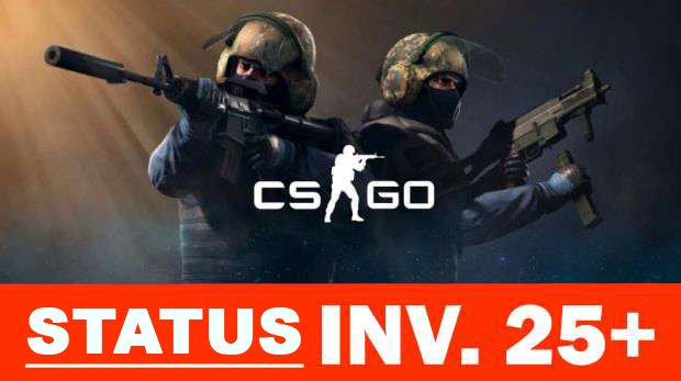 Скриншот Counter Strike Global Offensive (CS : GO) с инв. 25+