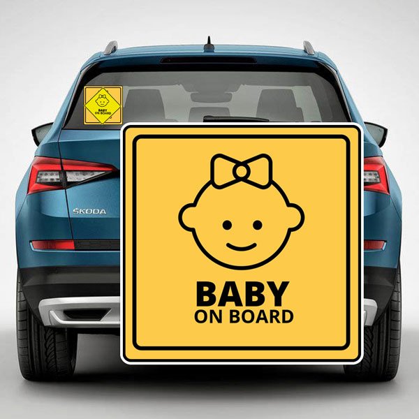 Sticker "Baby in the car" №2