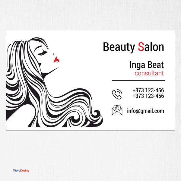 Business card template №2