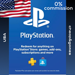 🔑 Карты пополнения 🔥 PlayStation USA ⚡ PS US Лучшая