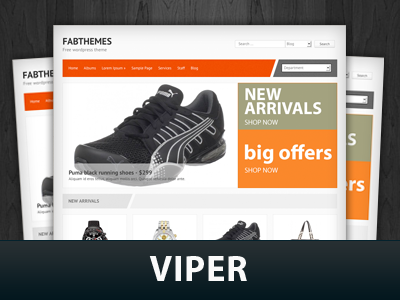 Шаблон веб-сайта WordPress Viper