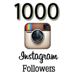 Instagram followers 1000