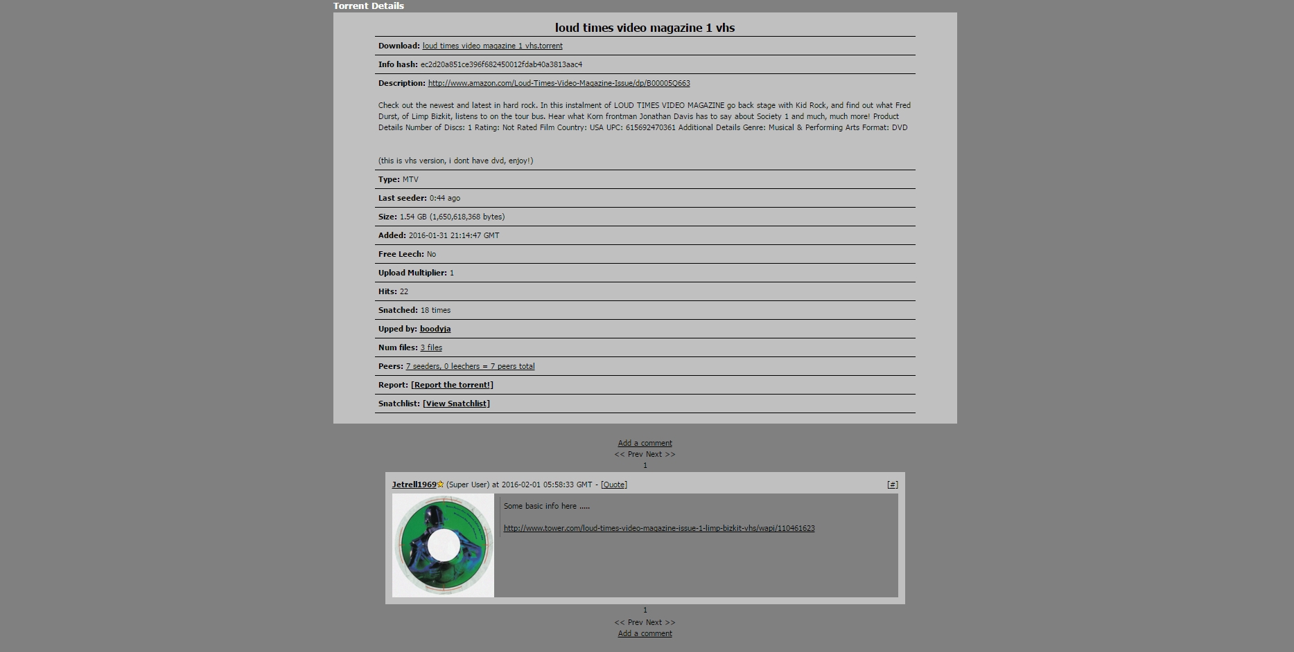 Buy Invites To Private Torrent Tracker Myspleen Org And Download