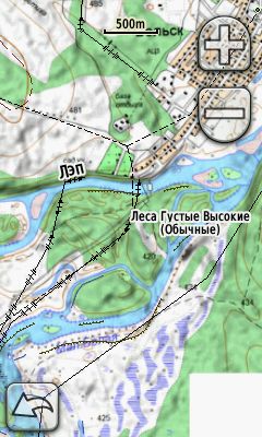 Map of Cheremkhovo district