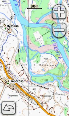 Карта дельты селенги