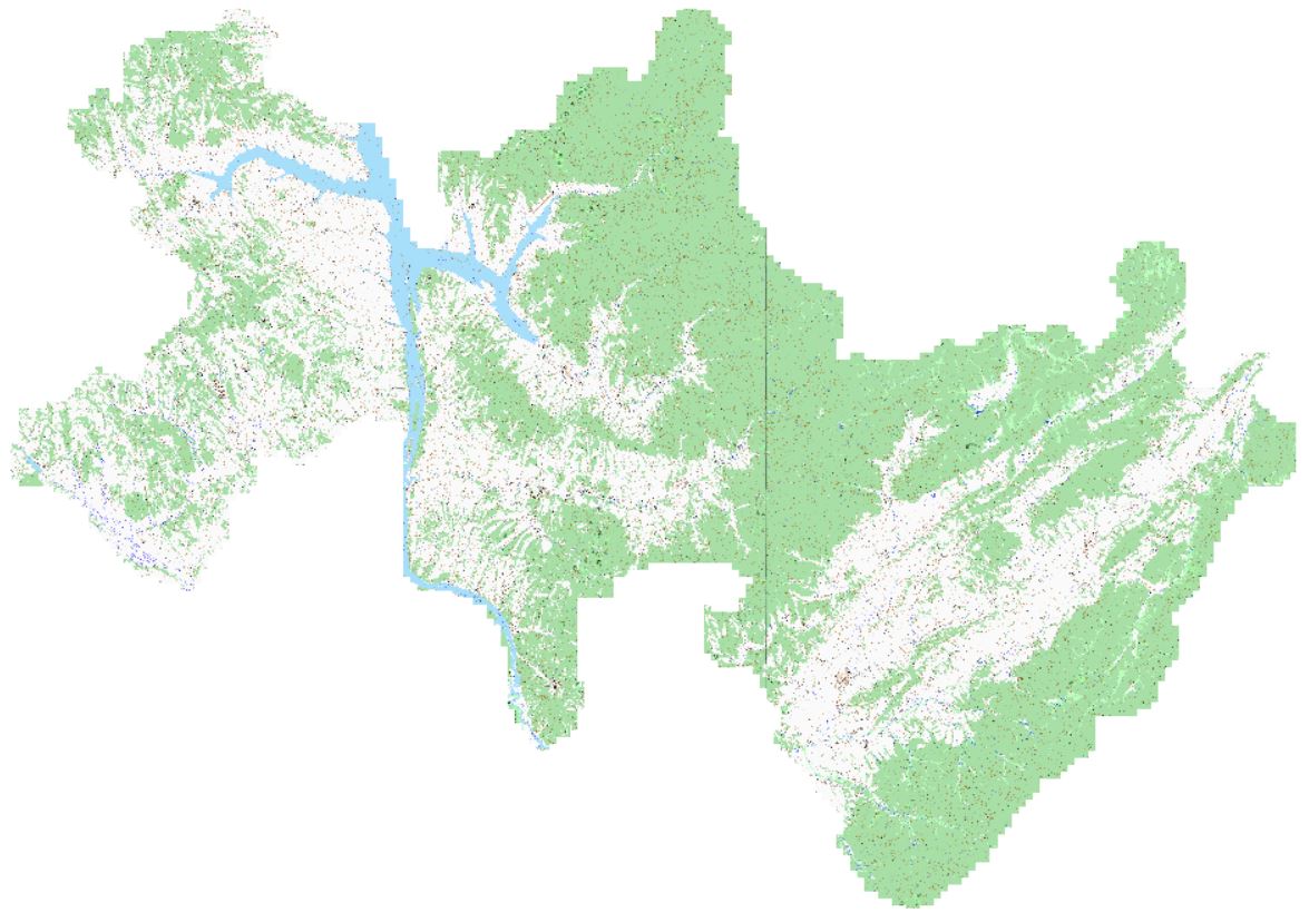 Карта усть орда